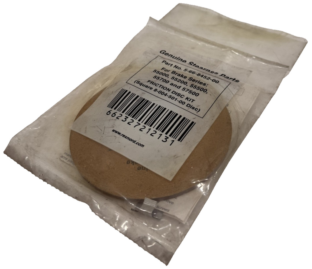 NEW REXNORD 5-66-8452-00 GENUINE STEARNS BRAKE PARTS FRICTION DISC KIT 566845200