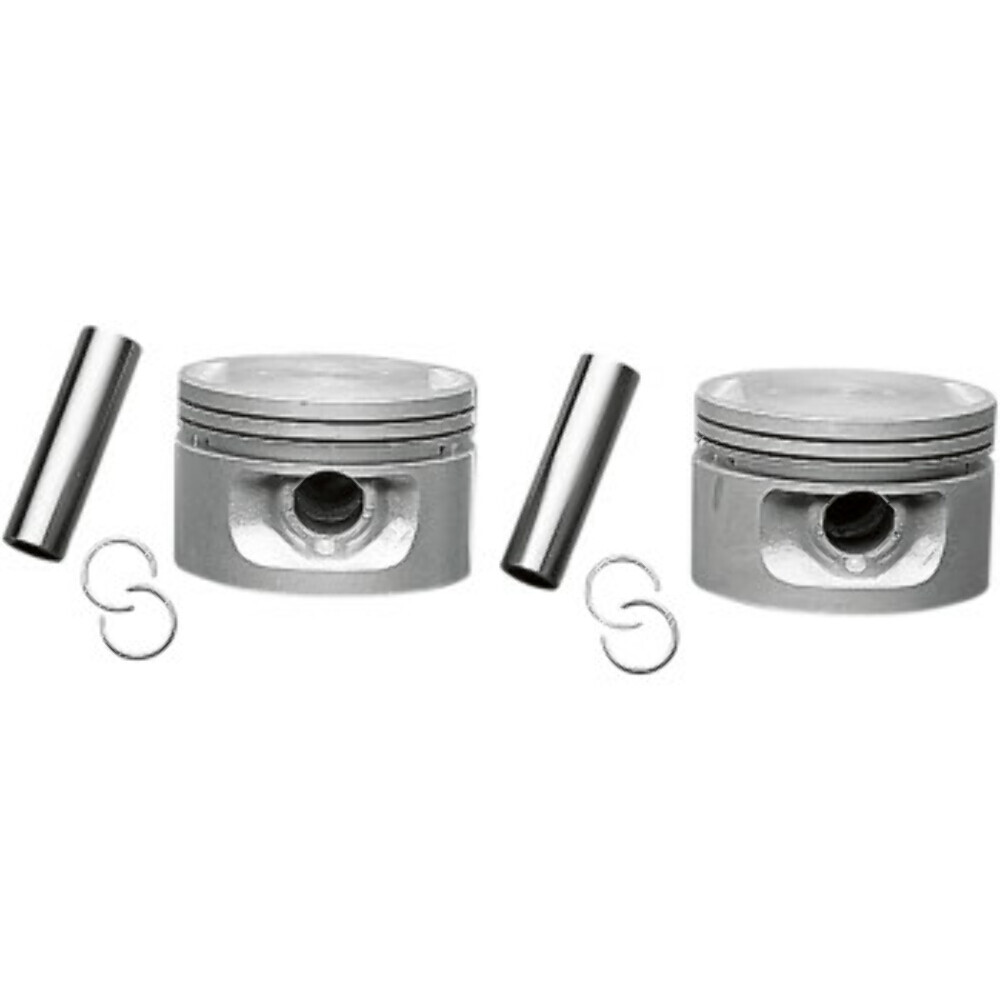 1984–2000 Harley Evolution 1340 Piston Kit +0.005" DS-750740 FXR FLH FXST