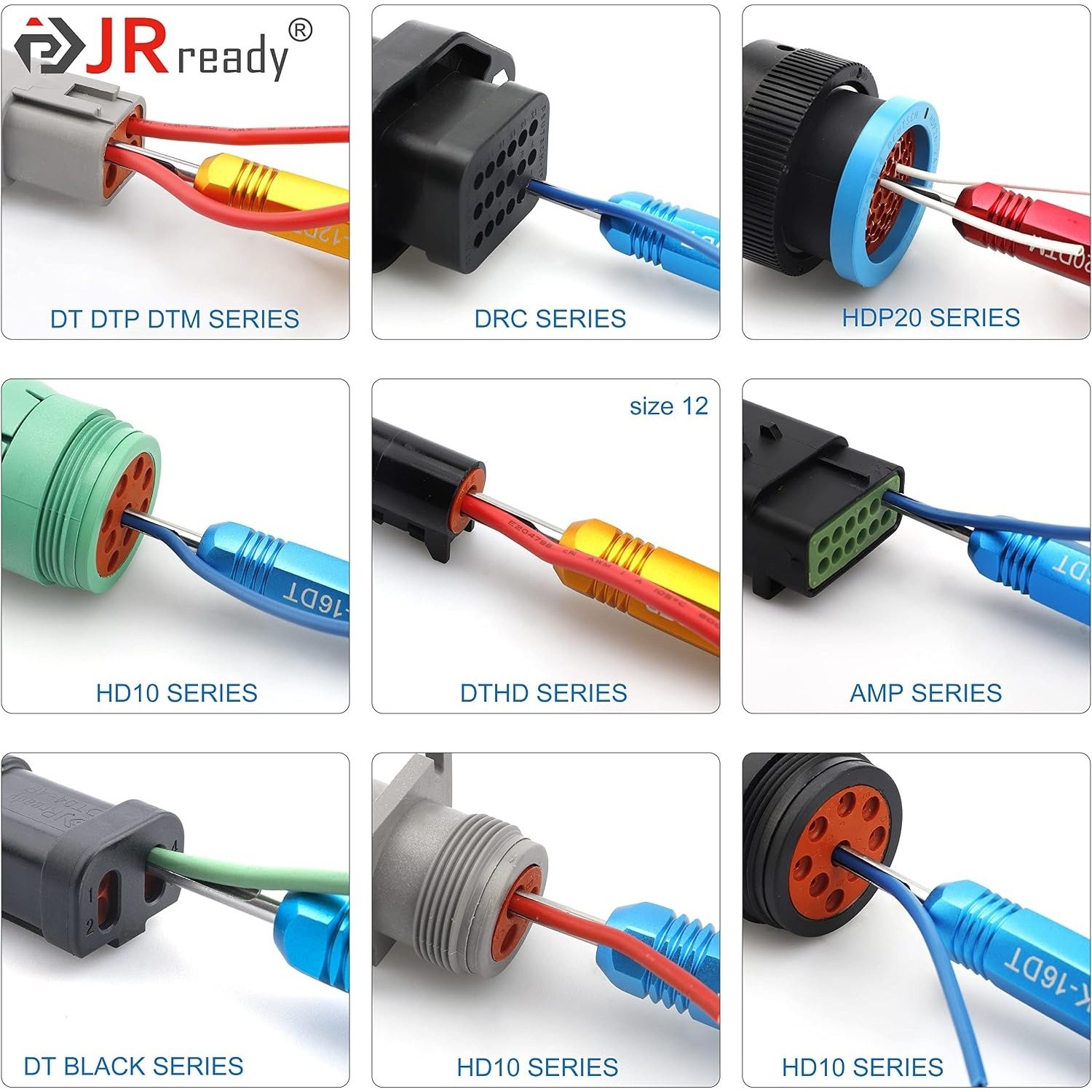 Multi-Use Pin Removal Tool for Deutsch Connectors with Anodized Aluminum Handle