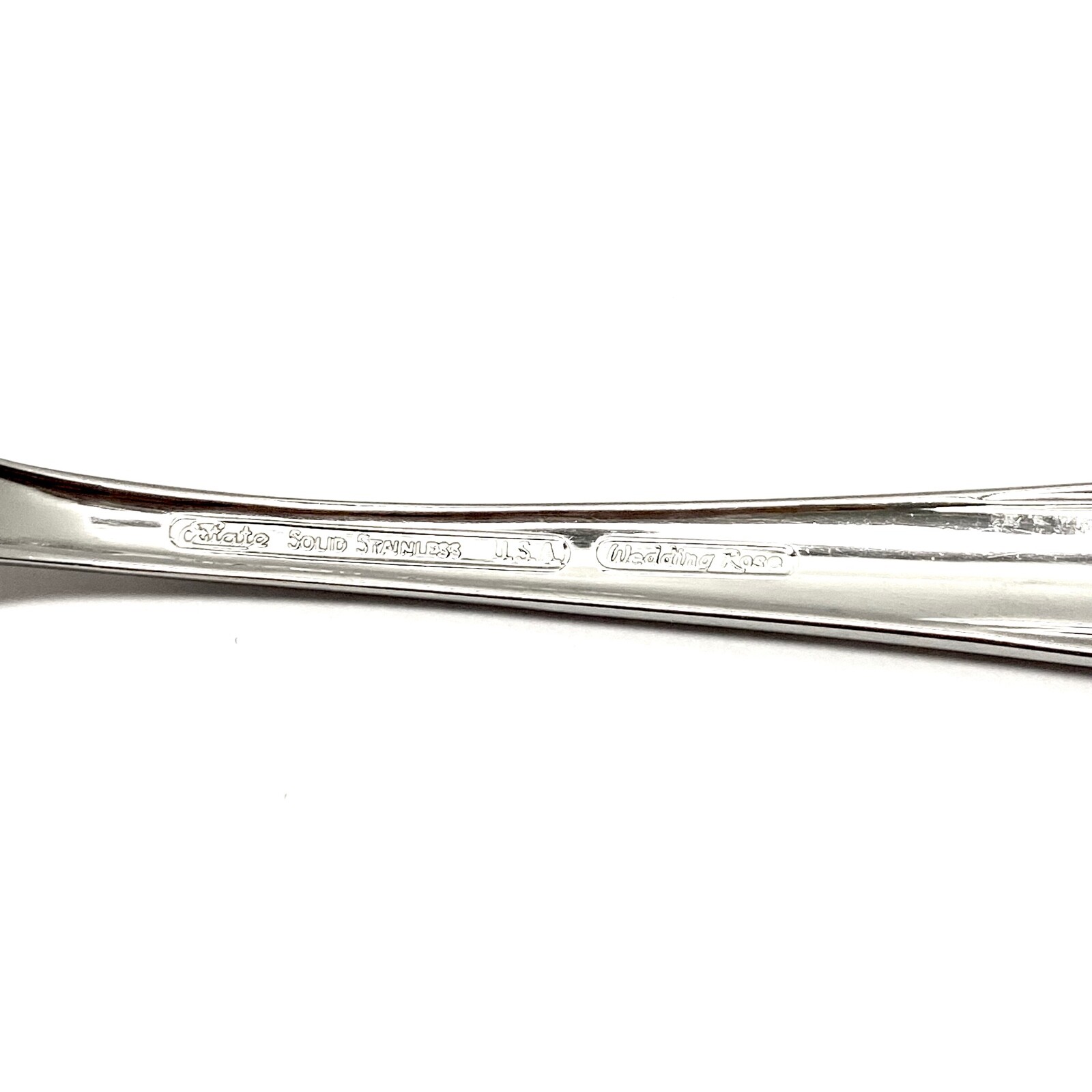 Estate WEDDING ROSE Solid Stainless USA Glossy Silverware Flatware CHOICE