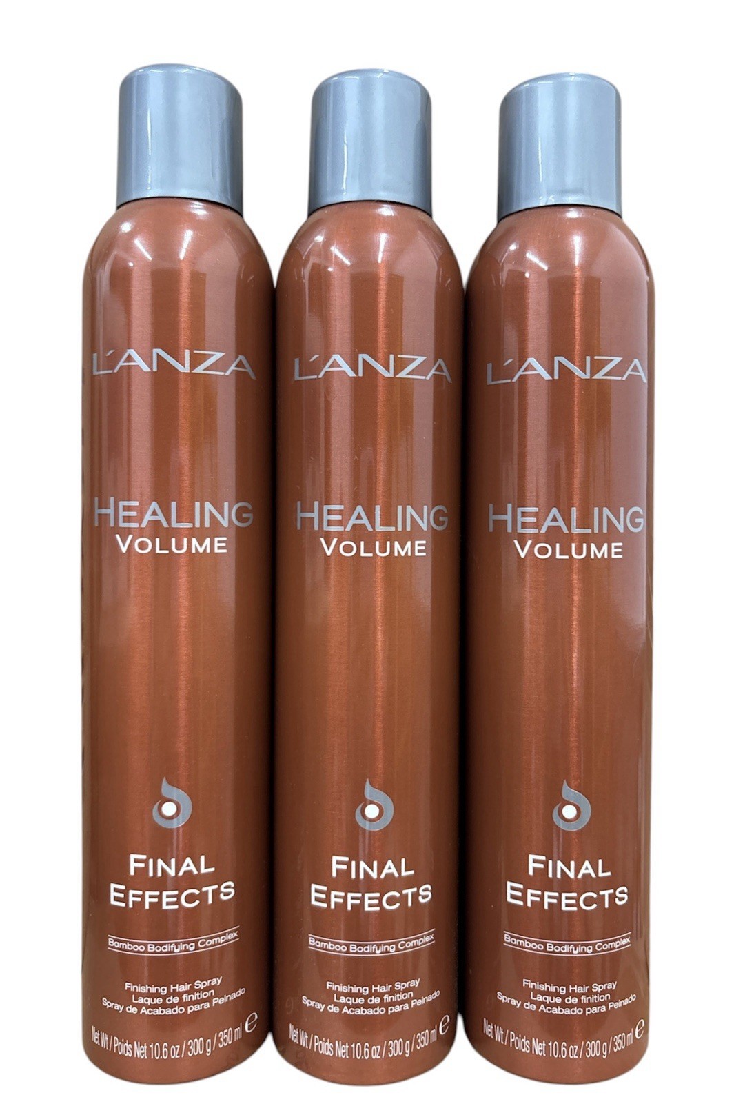Lanza Healing Volume Final Effects Finishing Hair Spray 10.6 oz. Pack of 3.