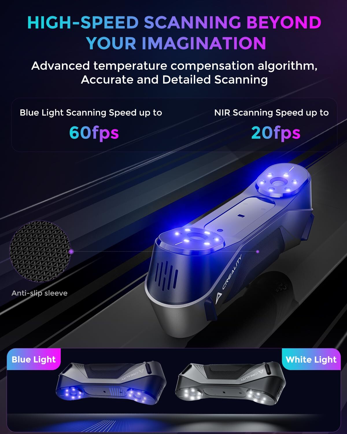 Creality CR-Scan Raptor 3D Scanner for 5-2000mm Object High Accuracy Scanning