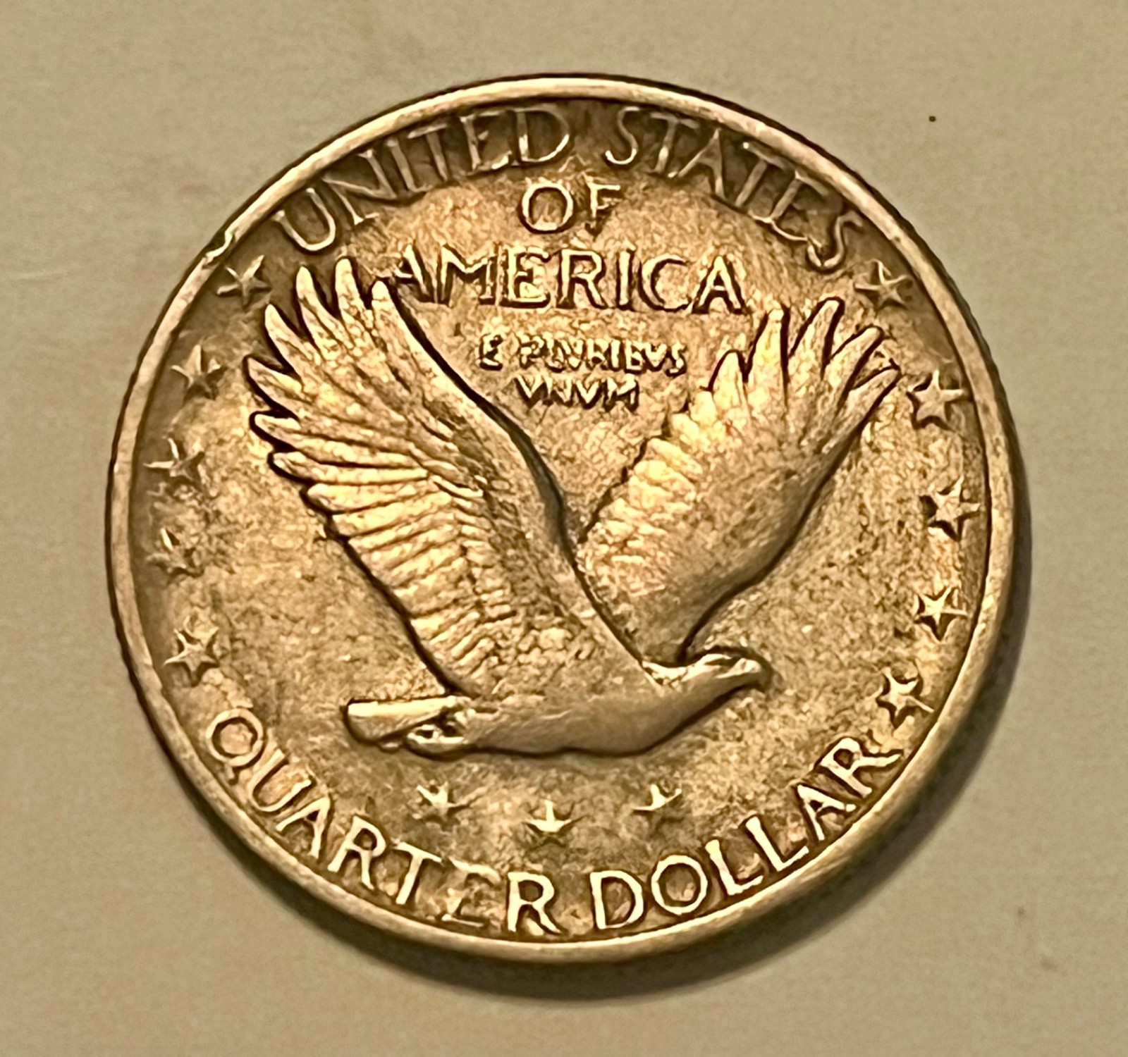 1918 -s Standing Liberty Quarter , EF