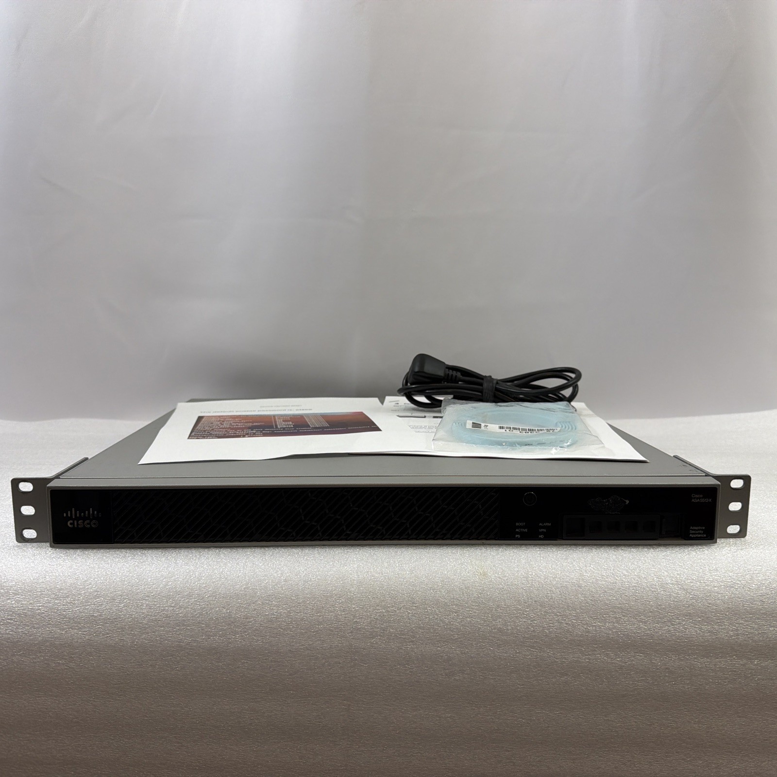 Cisco ASA5512VPN-ASA 5512-X w/250 AnyConnect And Mobile. Security Plus License.
