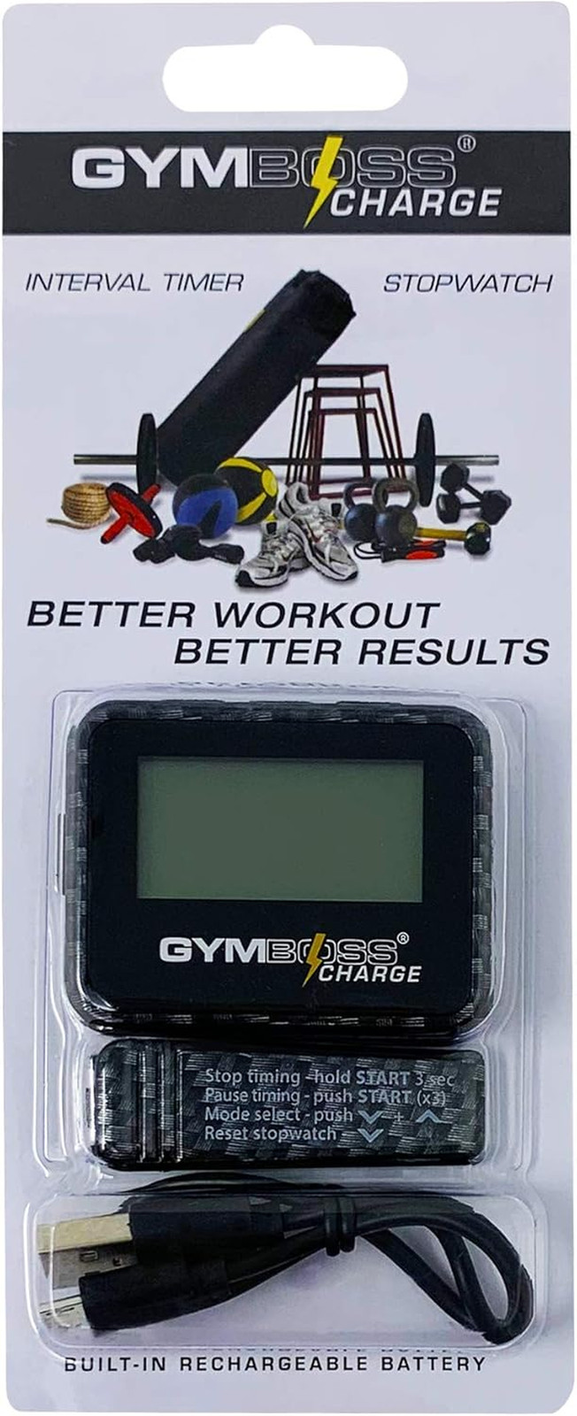 Charge Interval Timer and Stopwatch & Watchstrap - Bundle