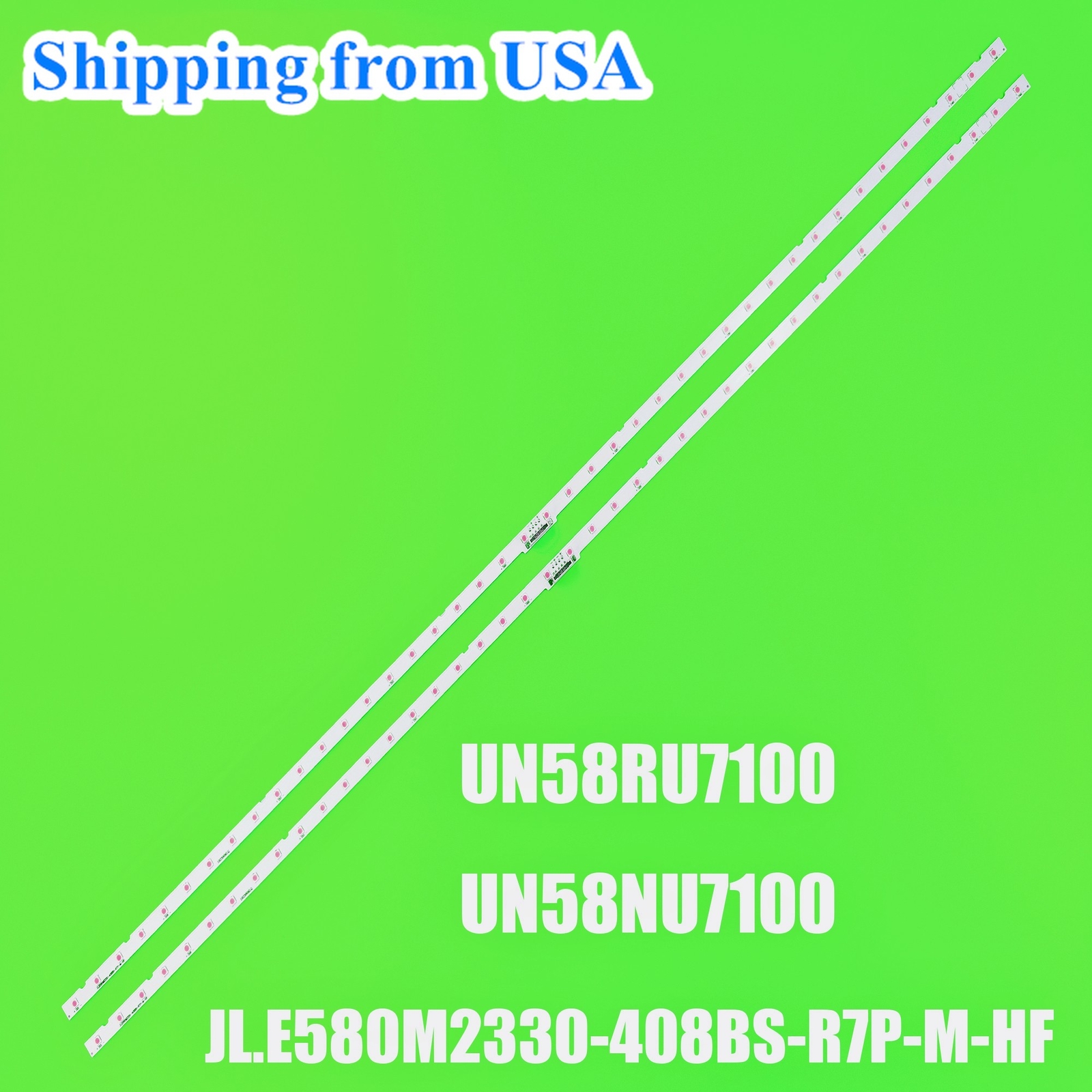 LED strips for Samsung UN58NU7100 UE58RU7179 UN58NU6080 BN96-46866A LM41-00632A