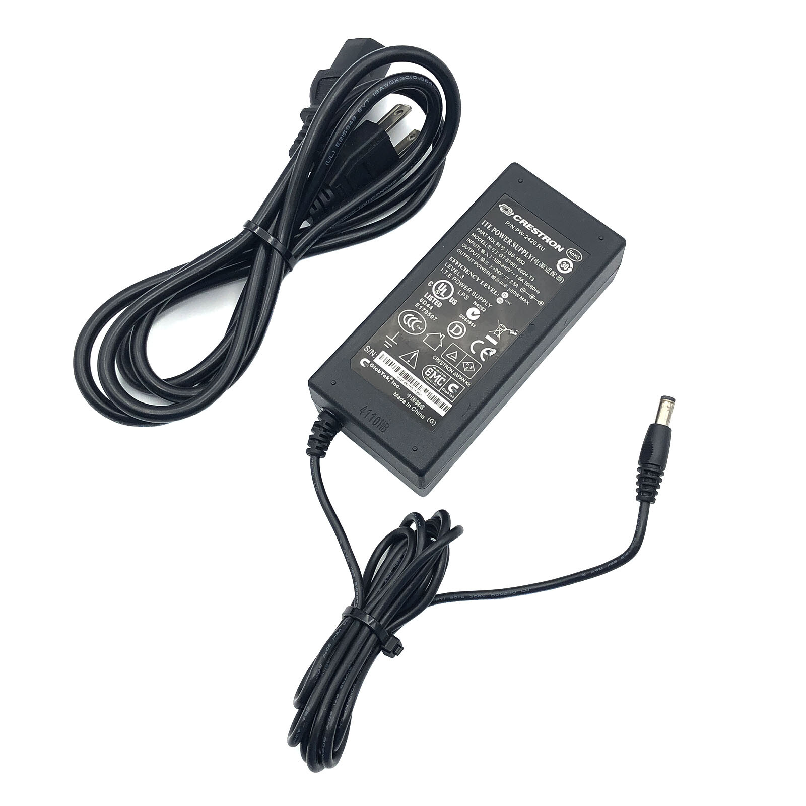 Genuine Crestron AC Adapter For MC3/CP3/CP3N 24V 2.5A 60W Universal