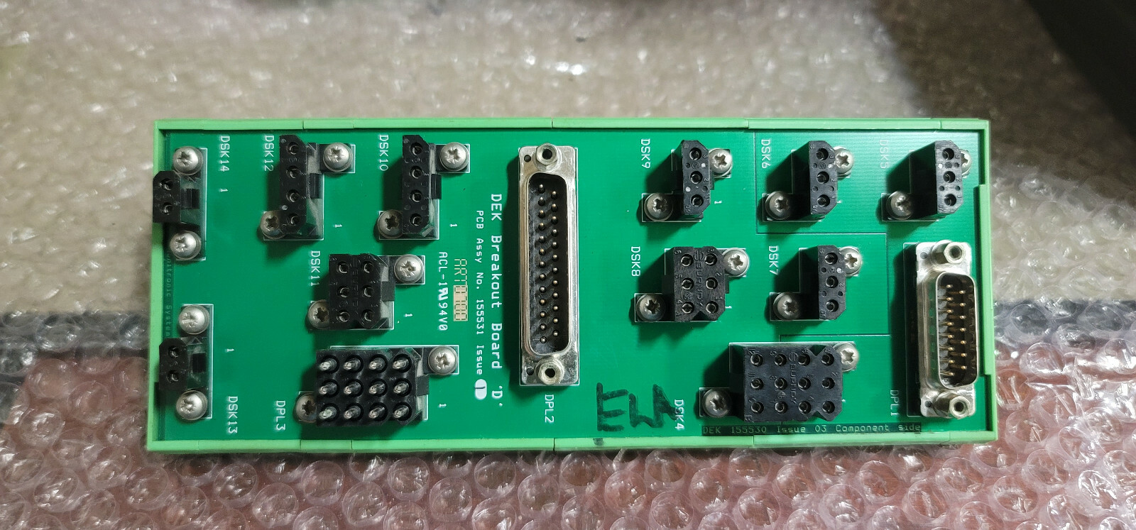 DEK Horizion 265 Breakout Board "D" w/ 6 month warranty