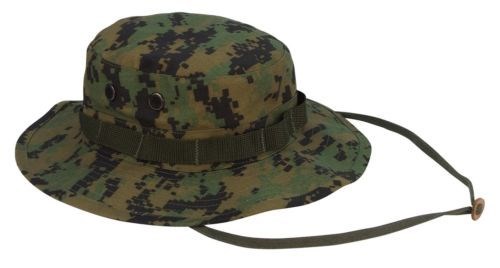 USMC Digital Marine Corp MARPAT Woodland Camouflage Boonie Hat size 7  TO 73/4