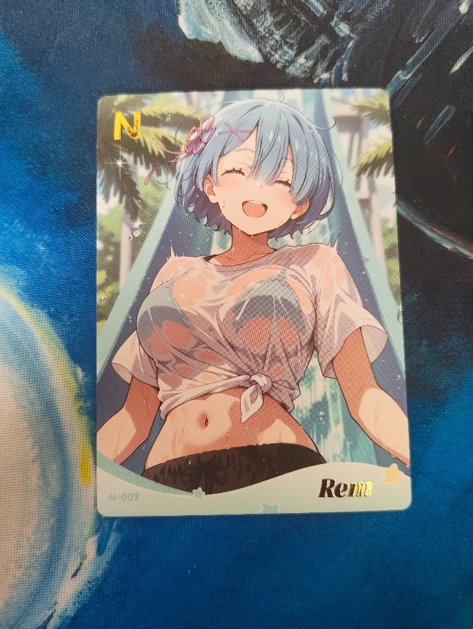 Genki Parade Cute Anime Waifu Card Rem N