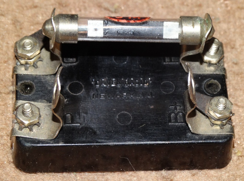 Antique Radio 2 space Festoon style Grid Drain/B+ Resistor Holder 1.3M Resistor