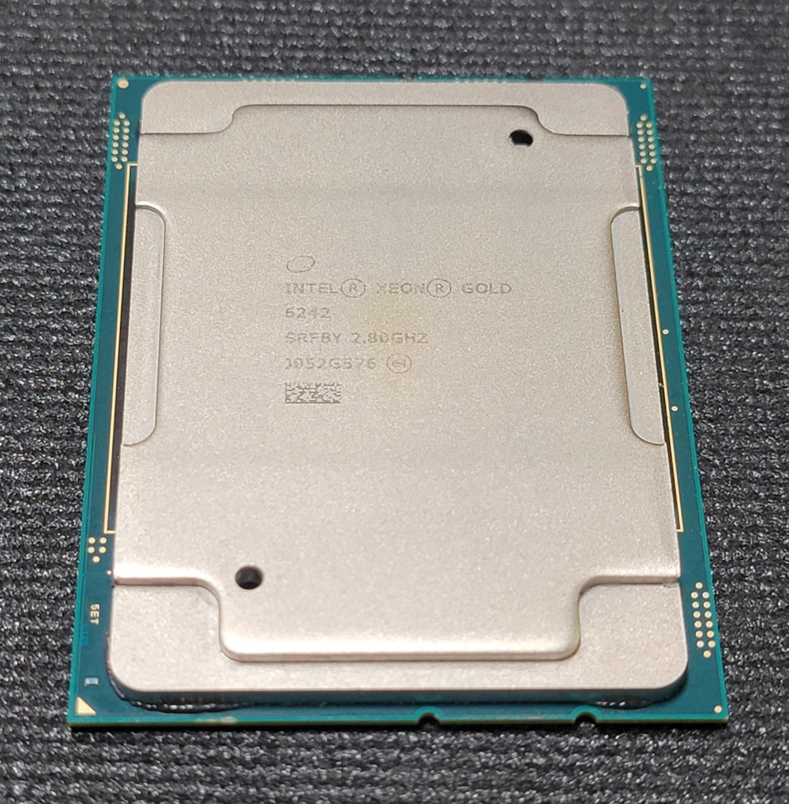 Lot of 2 Intel Xeon Gold 6242 2.80GHZ SRF8Y Processor  LGA3647
