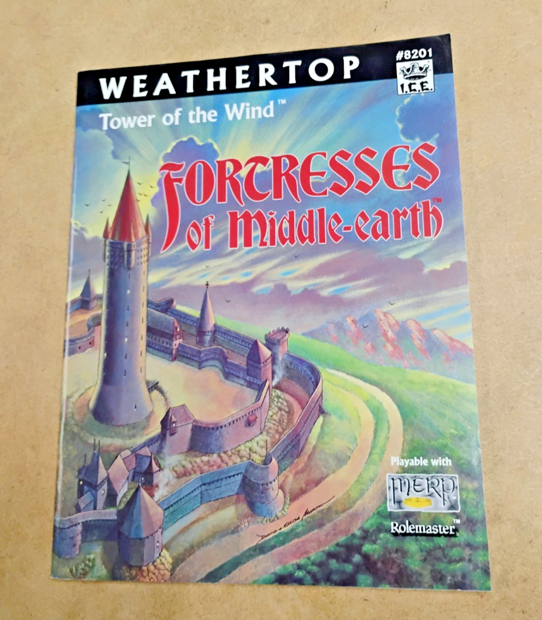WEATHERTOP TOWER OF THE WIND FORTRESS OF MIDDLE EARTH #8201 I.C.E.
