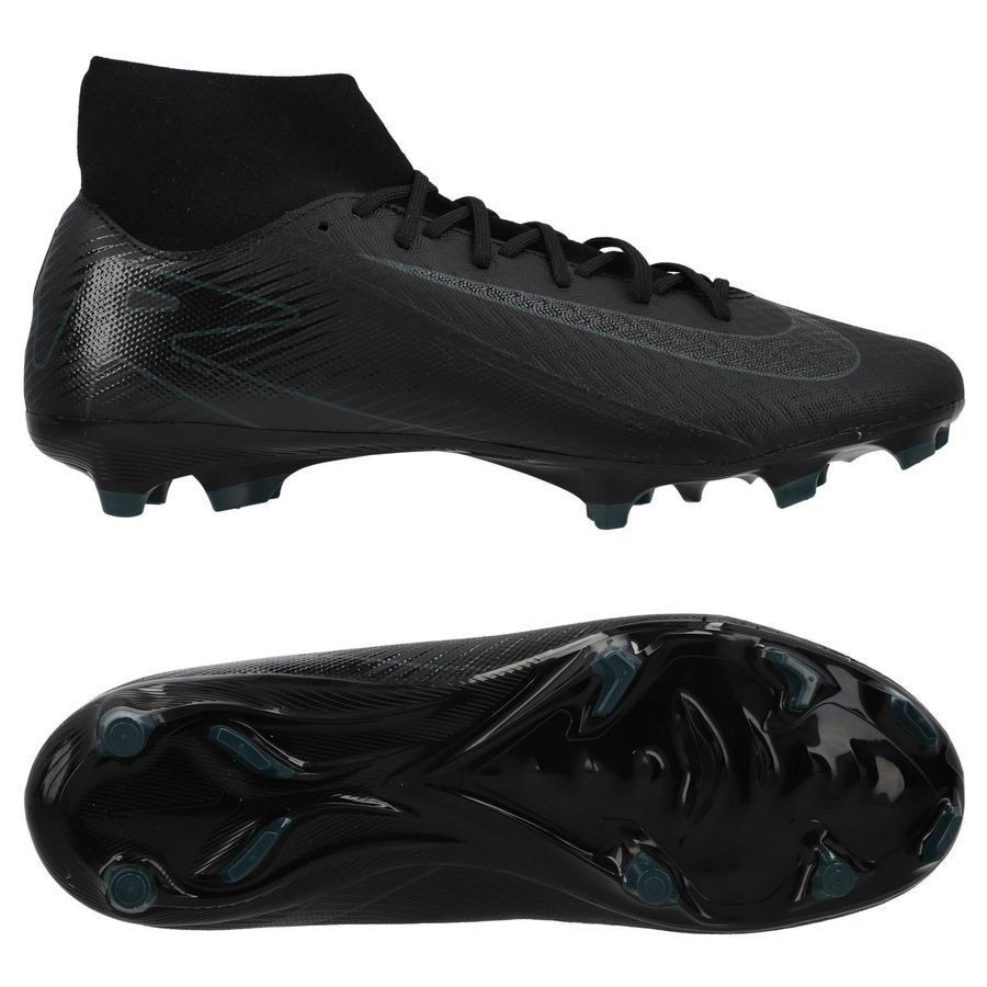 Nike Zoom Superfly 10 Academy FG Black Deep Jungle Size 6.5