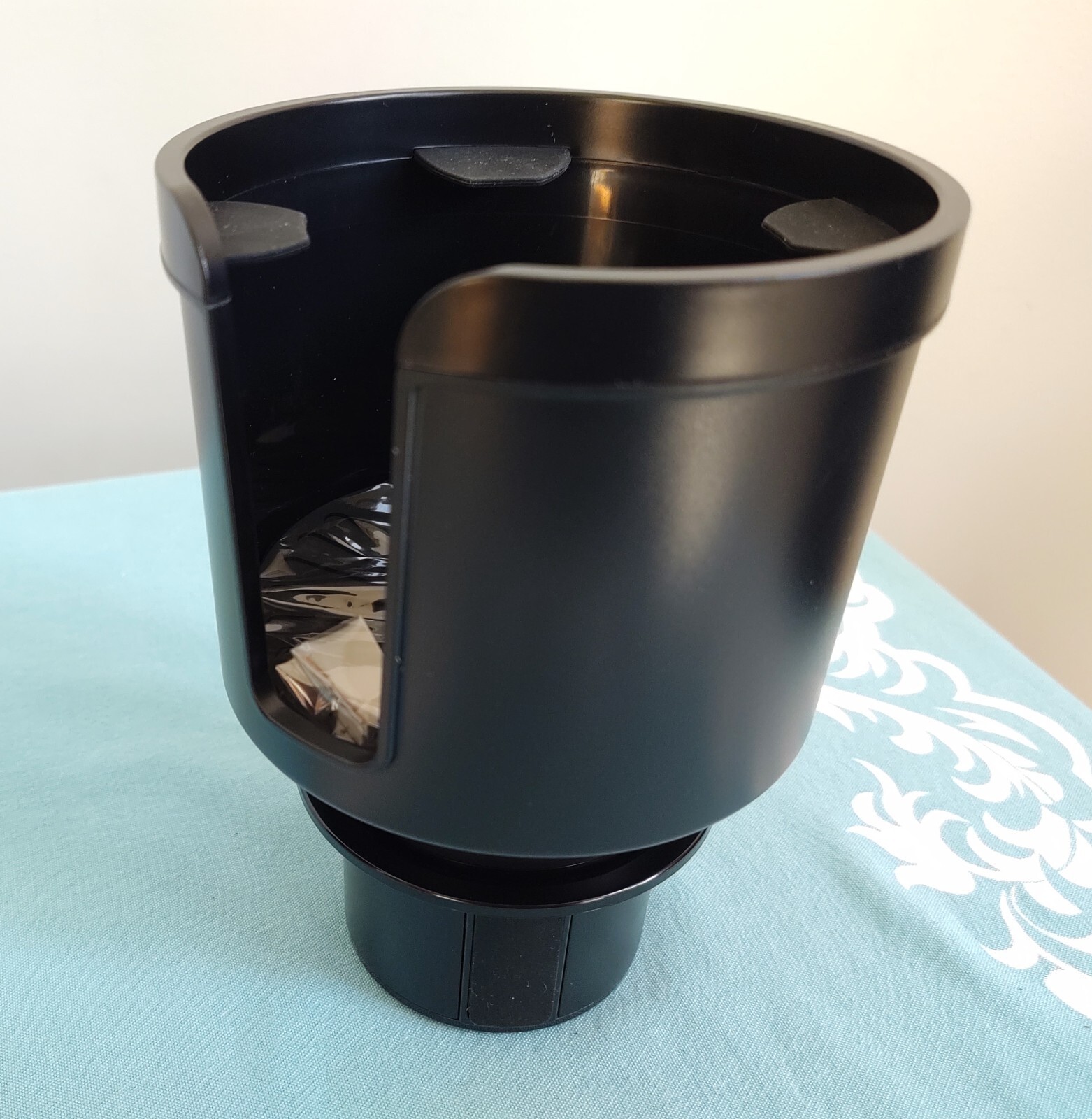 CAR OR TRUCK CUP HOLDER EXTENDER WITH OFFSET BASE SET OF 2