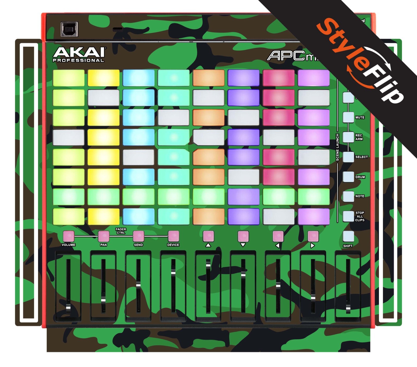 Akai APC Mini MK2 Skin | Camo Green | Protective Decal | StyleFlip Skins