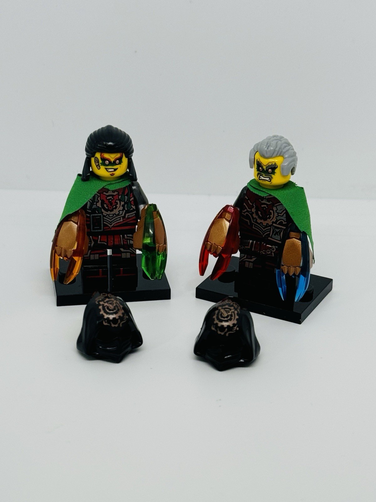 Custom Ninjago Time Twins Acronix/Krix Minifigure