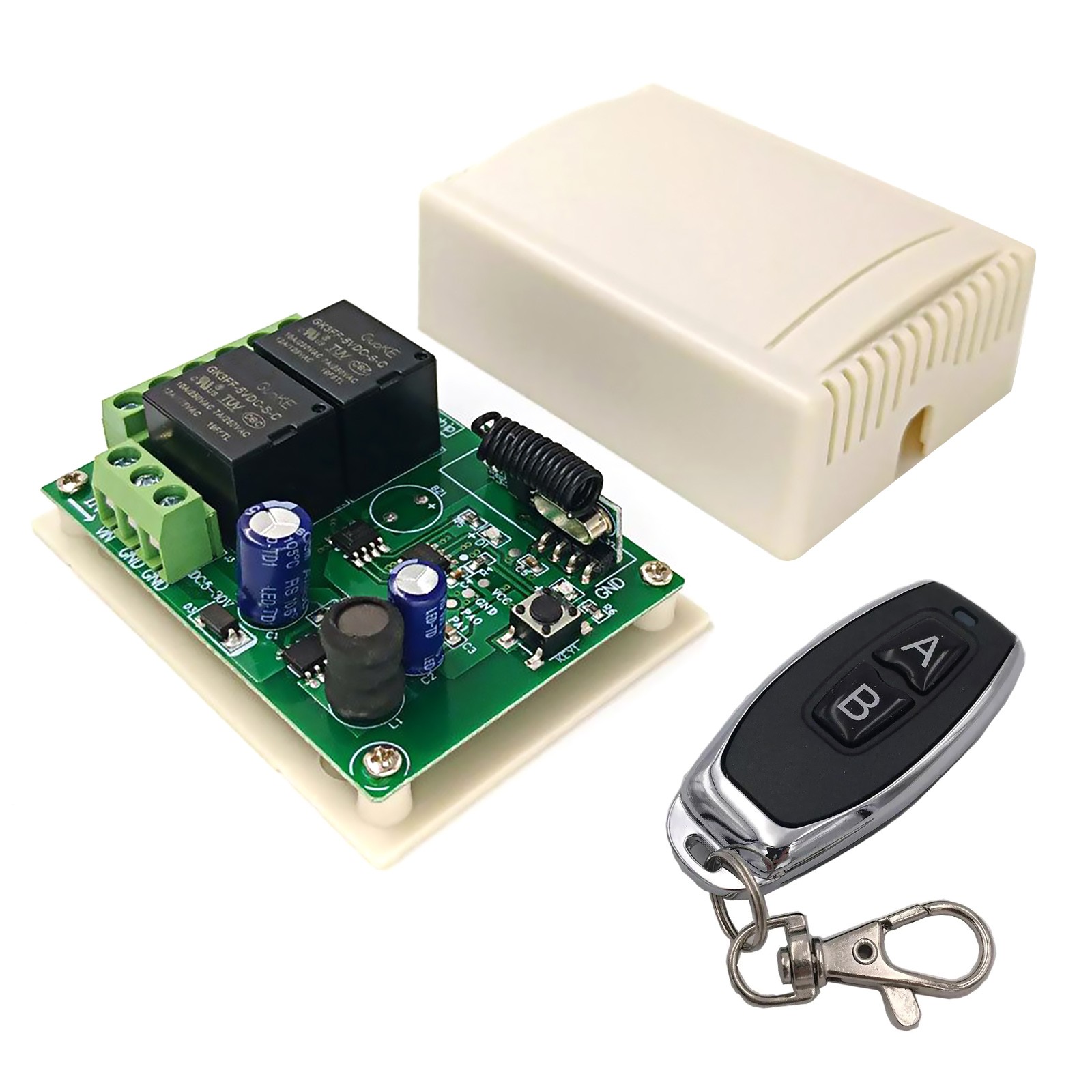Dc 5v~30v Universal Wireless Remote Control Relay Transmitter RF 433MHz
