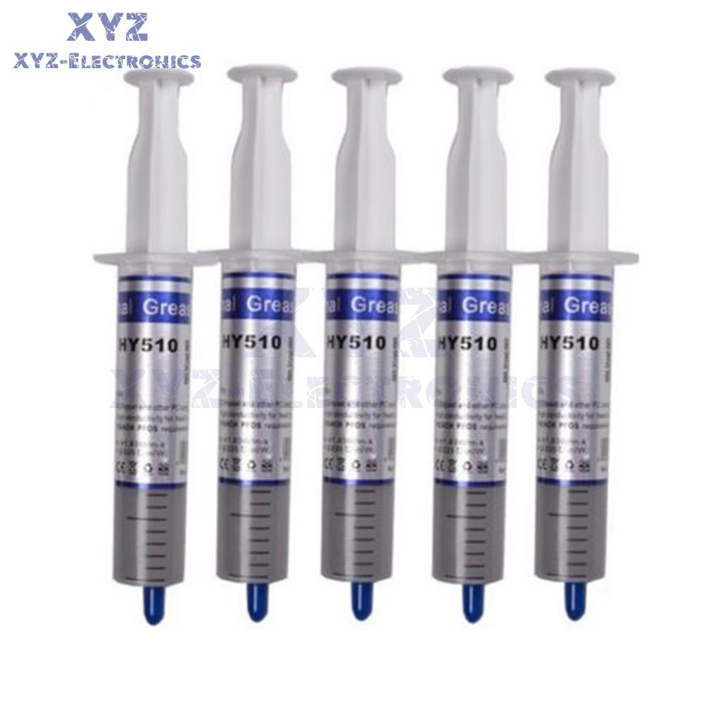 10PCS 30g Grey Thermal Conductive Grease Paste For CPU GPU Chipset Cooling HY510