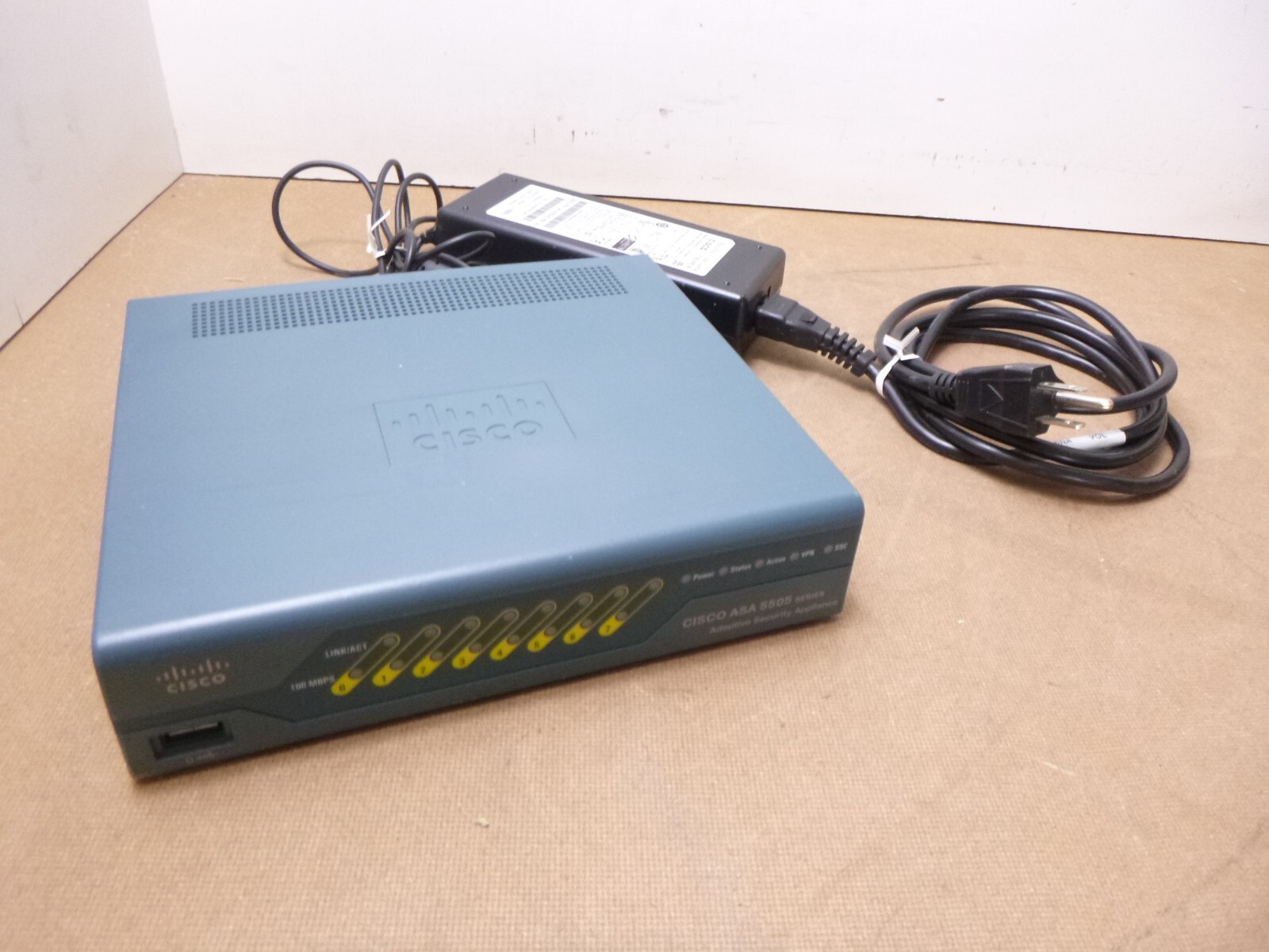 Cisco ASA 5505 Series V13 Adaptive Security Appliance w/ Power Supply