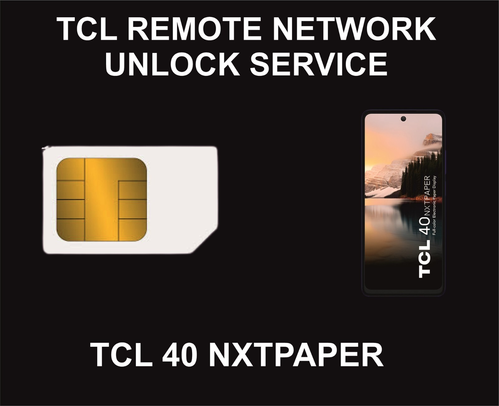 TCL Network Unlock, All Networks, TCL 40 Nxtpaper, T612B