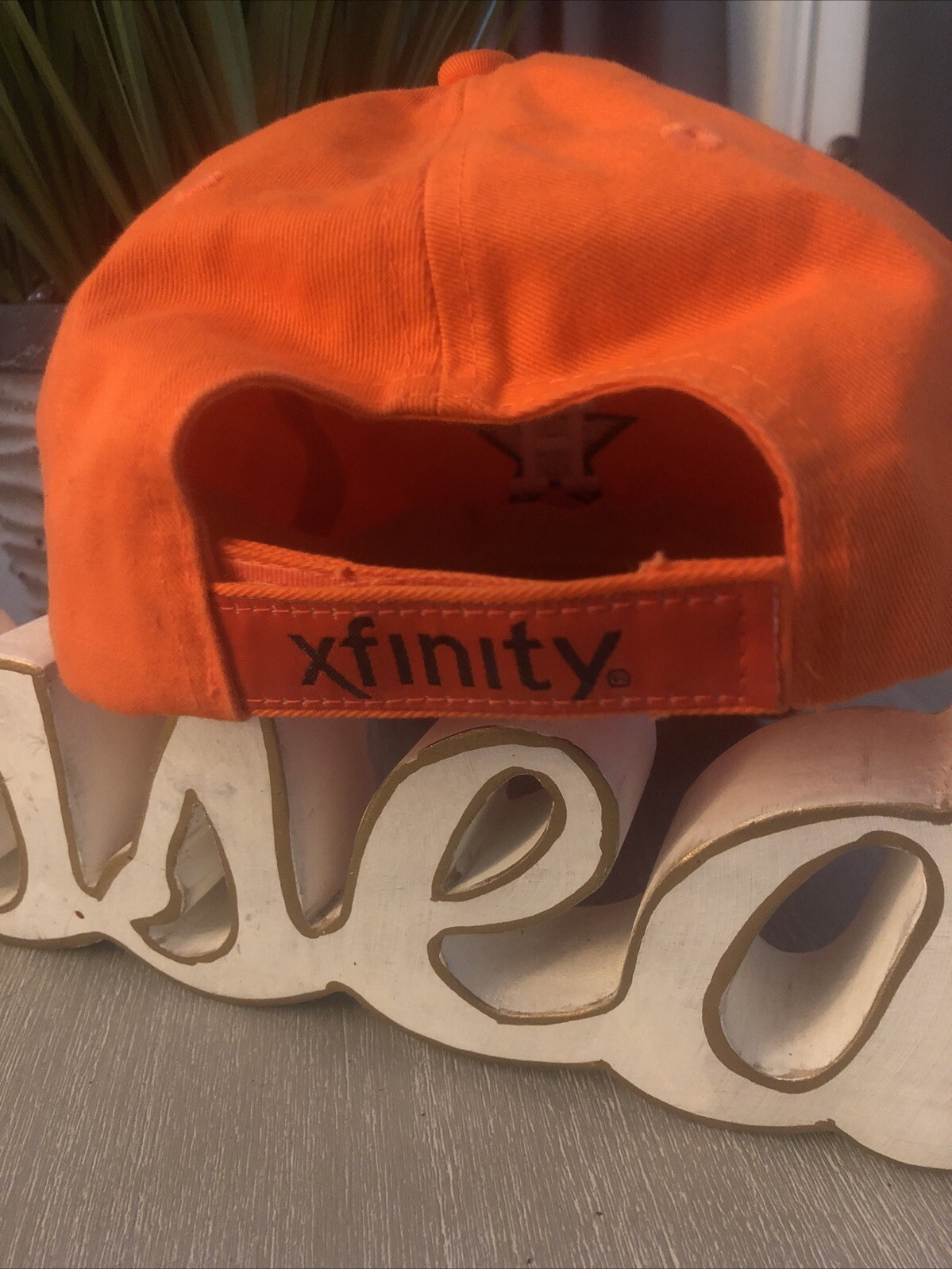 Lucas Harrell Signed Astros Hat