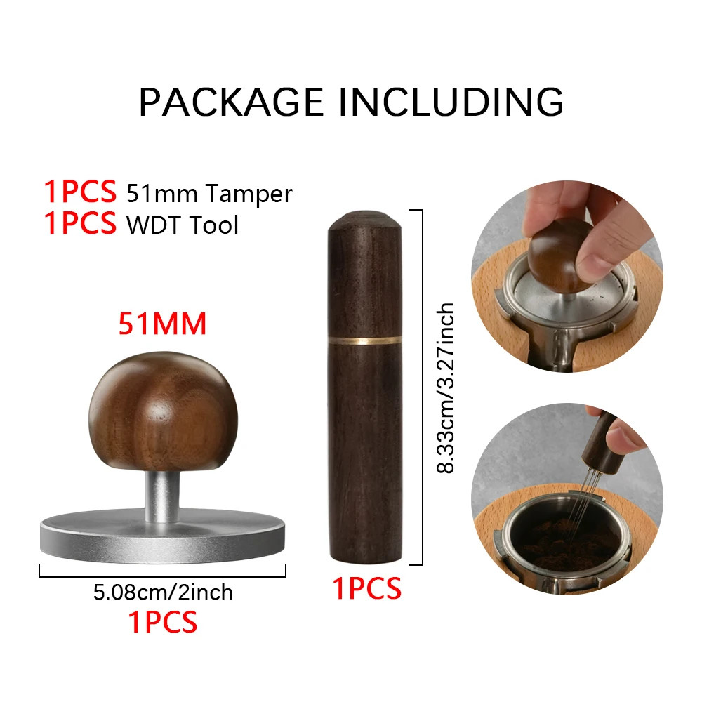 Professional Coffee Tamper,Coffee Powder Needle Stirrer Distributor Tool
