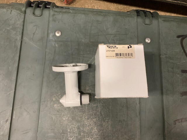 Edwards Signaling 270TWM - Threaded Wall Mount - 200 Series, 70mm