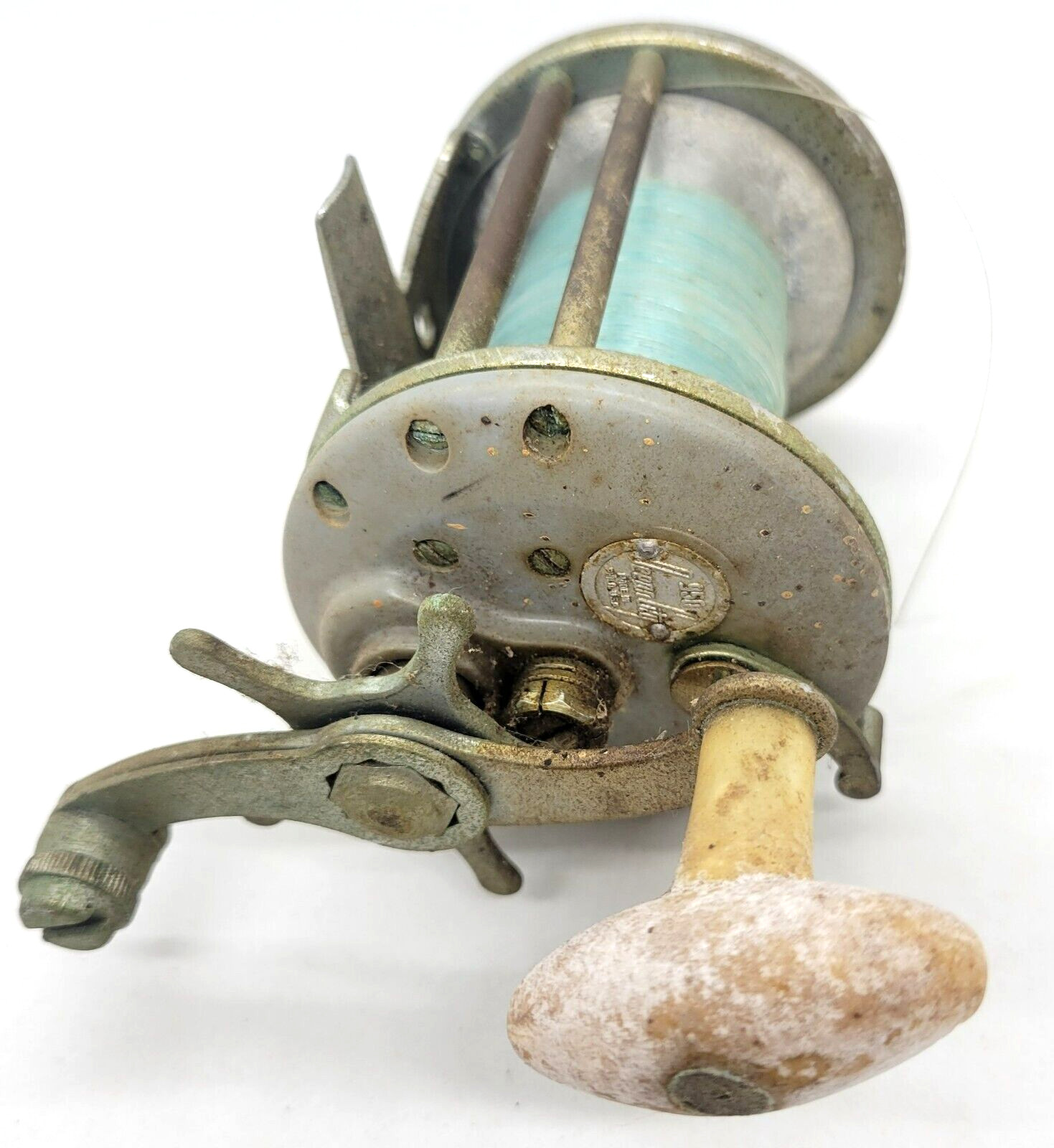 Ocean City 950 Saltwater Fishing Reel Made in USA Grey Collectable - VINTAGE