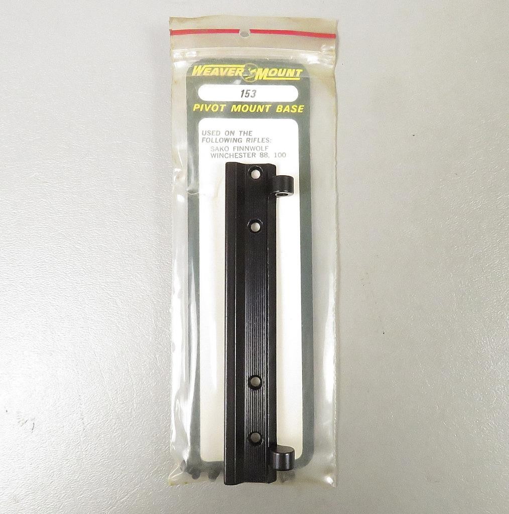 WINCHESTER MODEL 88 100 WEAVER 153 PIVOT SCOPE MOUNT BASE Pump Rifle Gun