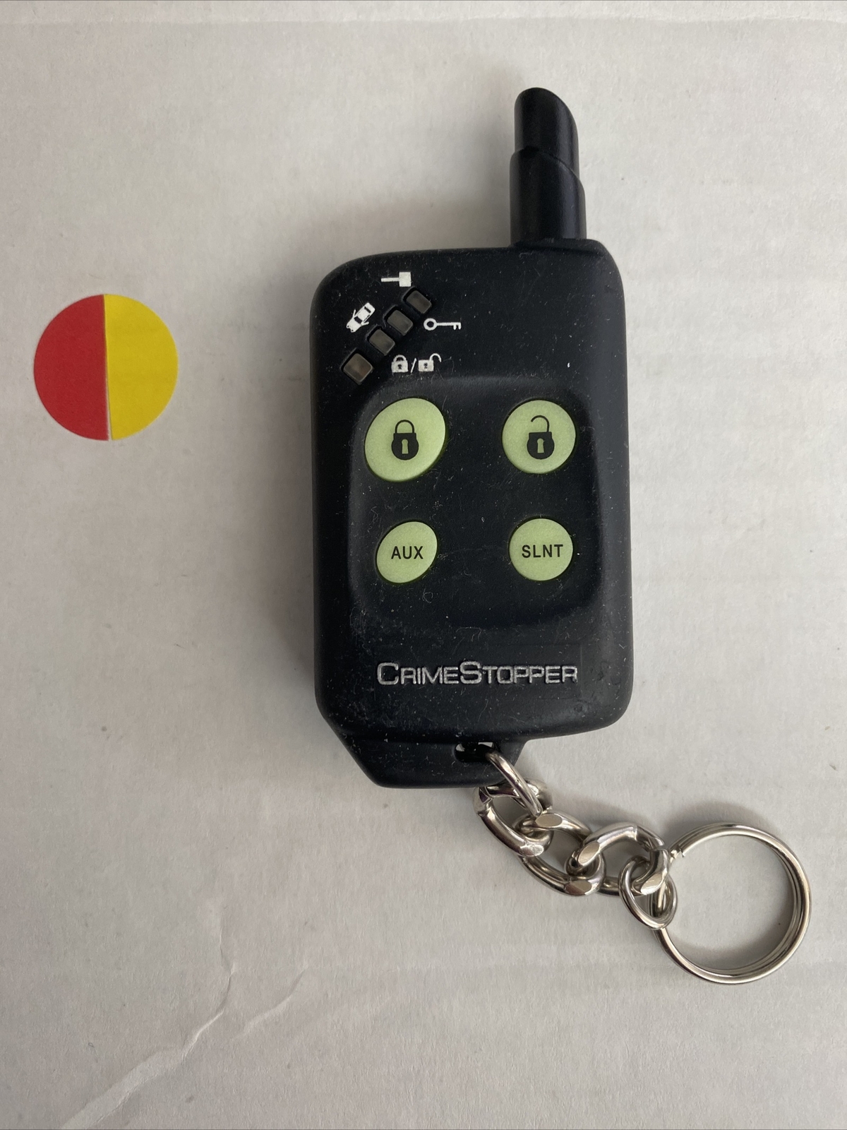 VERY NICE Crimestopper 4-BUTTON NAF4IED REMOTE TRANSMITTER FOB - TESTED!