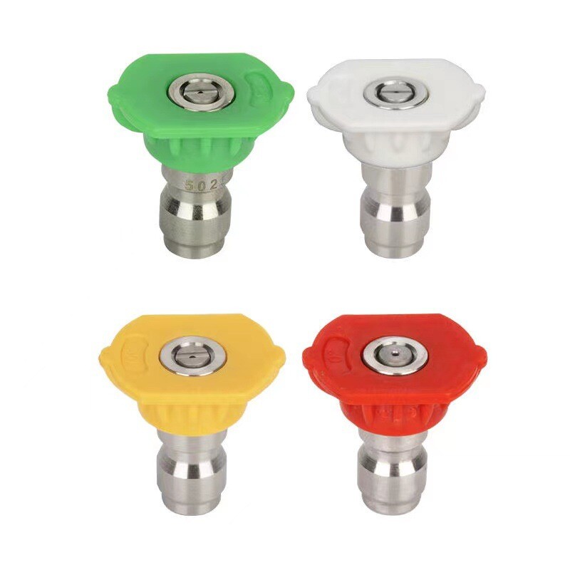 High Power 5PCS 1/4 Pressure Washer Spray Tips Nozzle Quick Connect Set