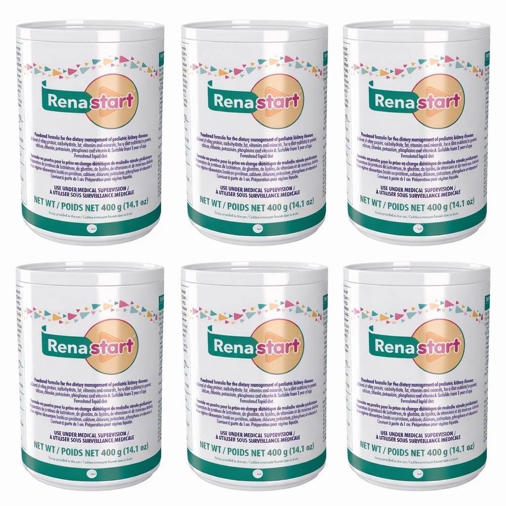 (6)Renastart Pediatric Formula 400g(14.1oz) Exp 2027 Dented FREE SHIPPING