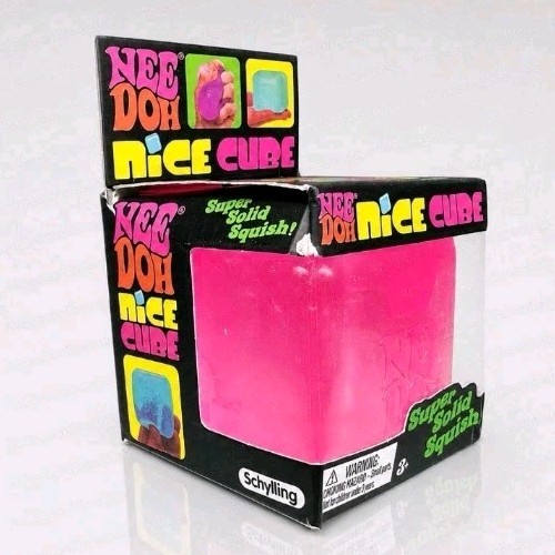 Nee Doh Nice Cube Pink