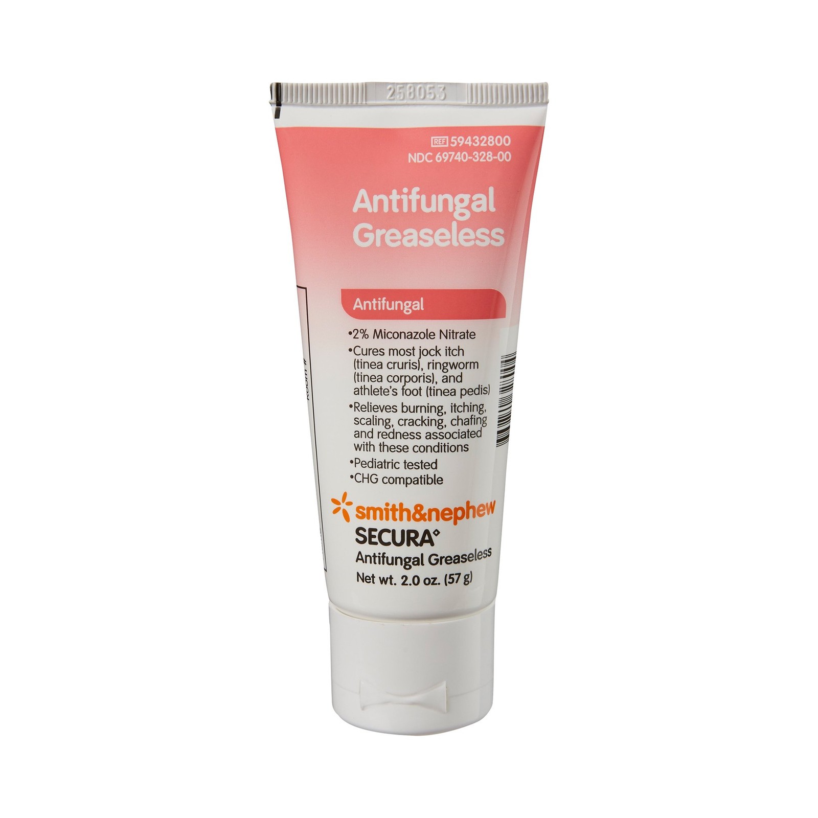 Secura Antifungal 2% Strength Cream, Greaseless, 2 oz. Tube, Case of 12