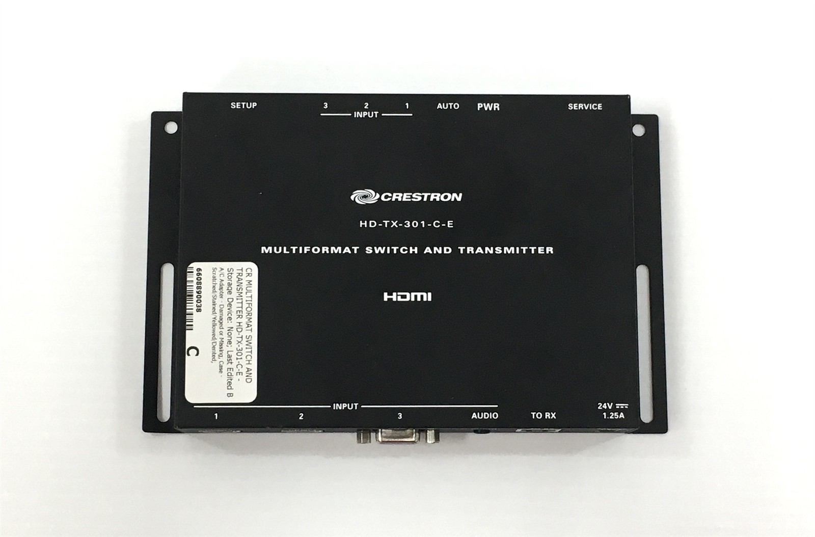 Crestron HD-TX-301-C-E Multiformat Switch & Transmitter HDMI VGA 6510376
