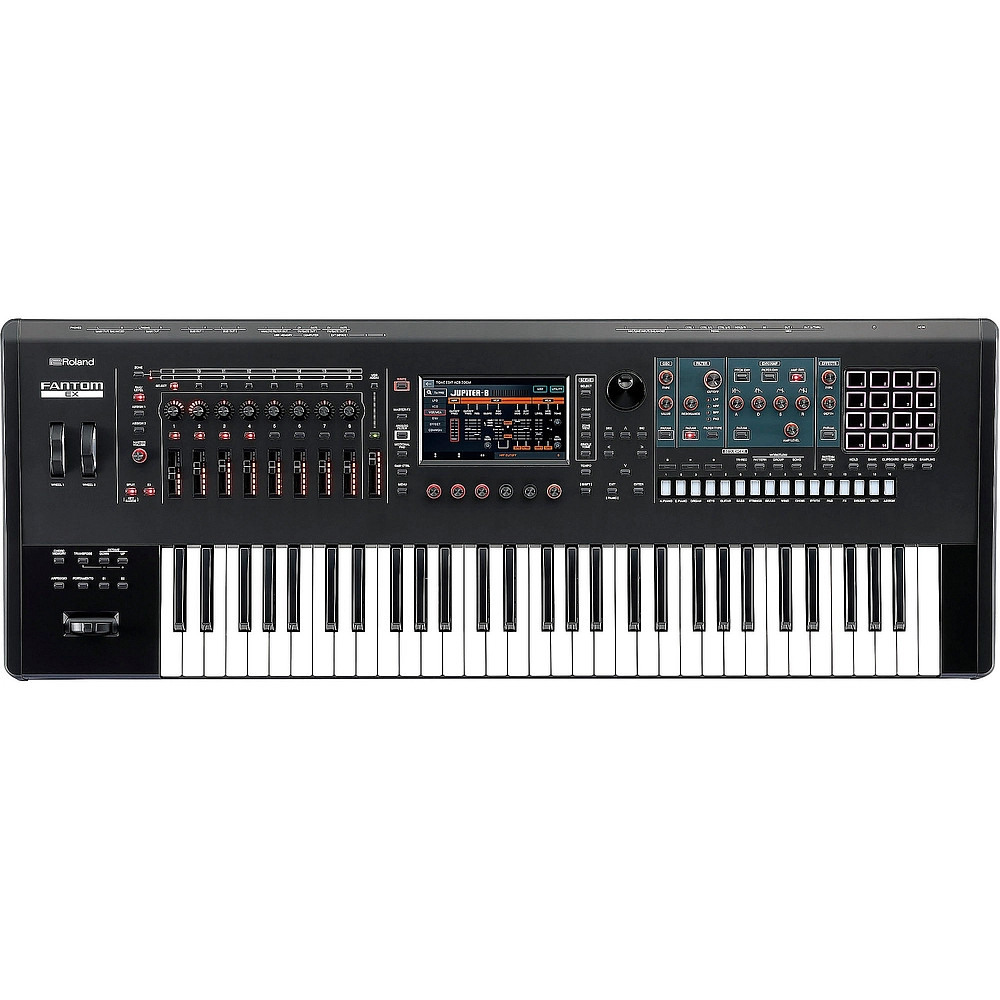 Roland FANTOM6 EX Music Workstation Keyboard Black Refurbished