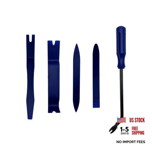 5PCS Auto Trim Removal Tool Kit, No Scratch Plastic Pry Tool Kit for Car Blue