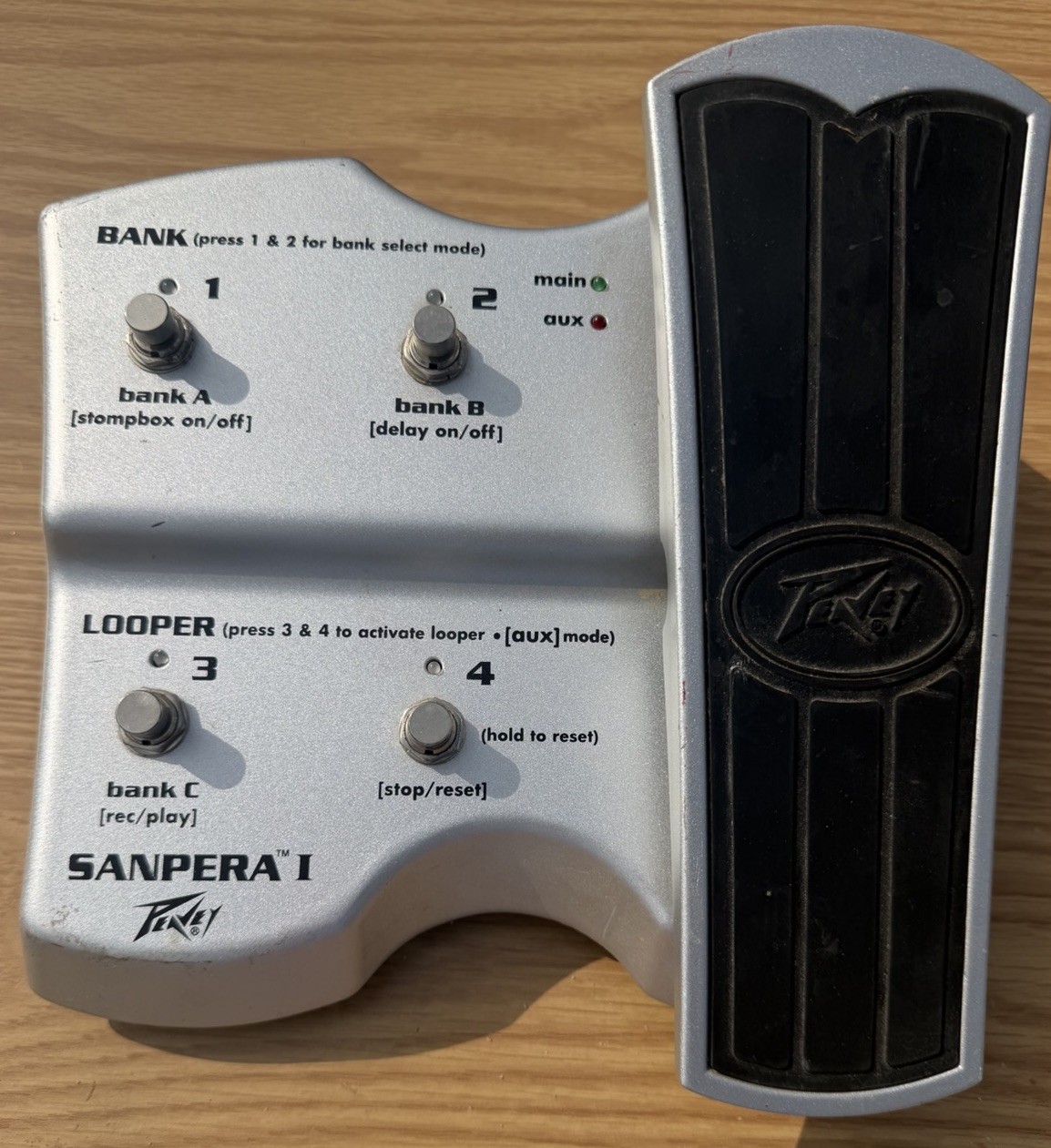 Vtg Peavey Sanpera I Foot Controller Effects Pedal No Cable Untested Clean