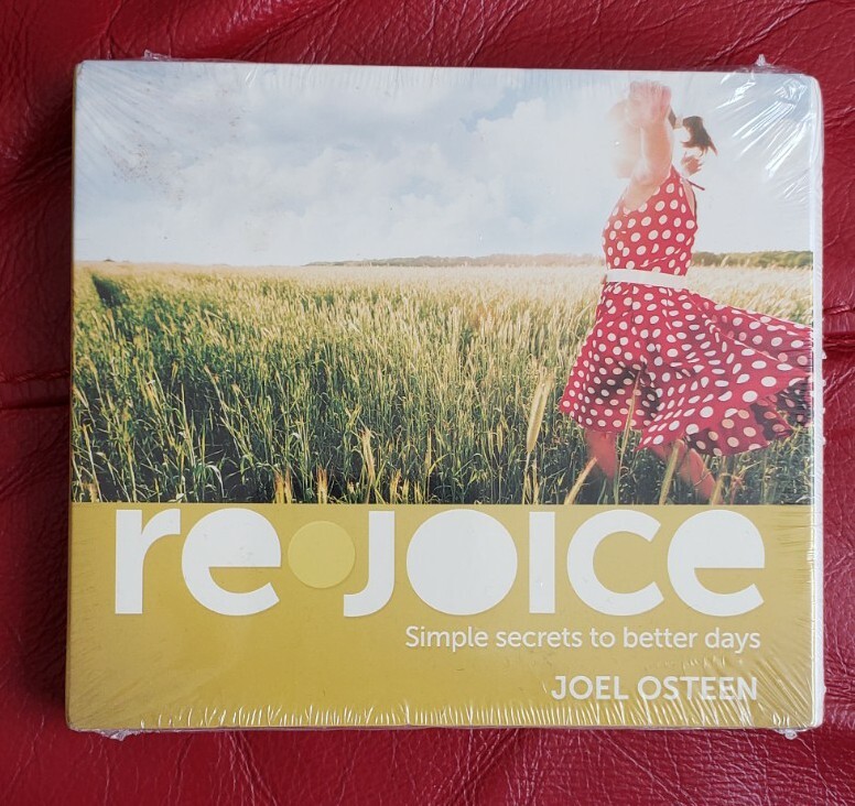 REJOICE: Simple Secrets to Better Days JOEL OSTEEN - 2 CD / 1 DVD Set * SEALED!