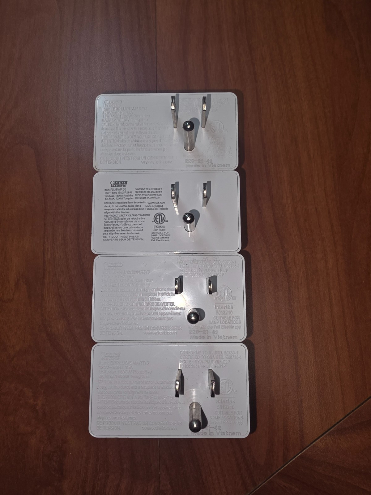Feit Electric Smart Plug, WiFi 4-Pack Model PLUG/WIFI (N)