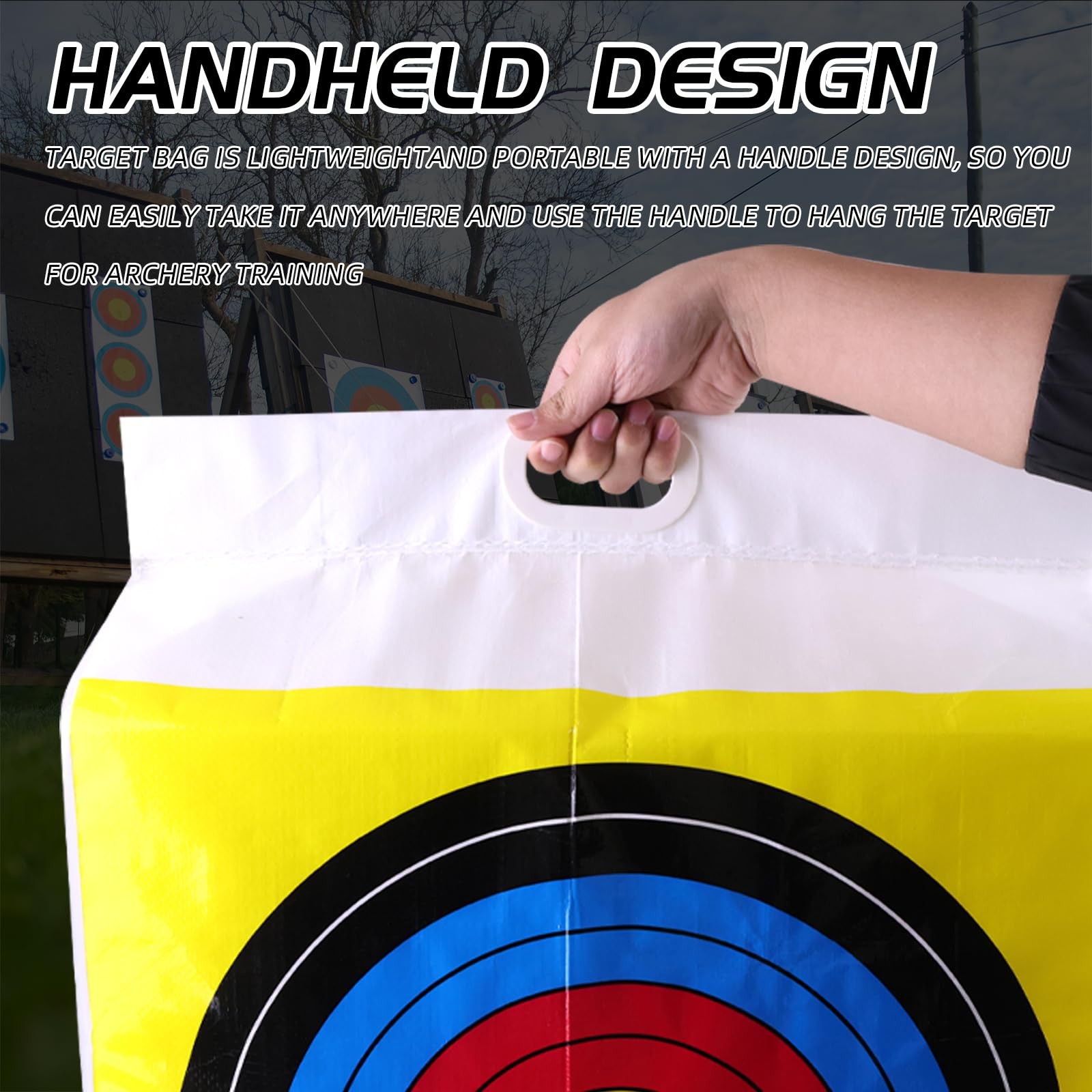 Archery Target Bag Weatherproof Outdoor Range Field Point Backyard Shooting P...