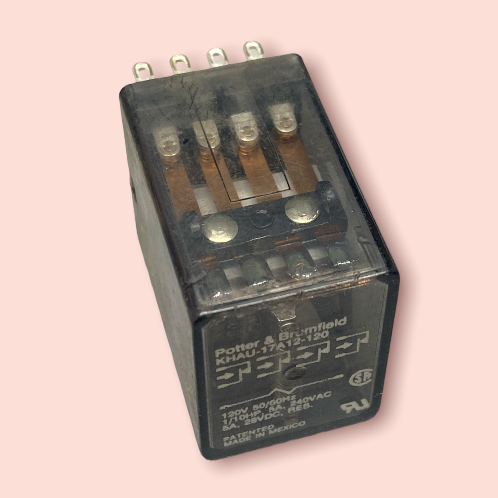 Potter & Brumfield KHAU-17A12-120 RELAY  / 90 DAYS WARRANTY