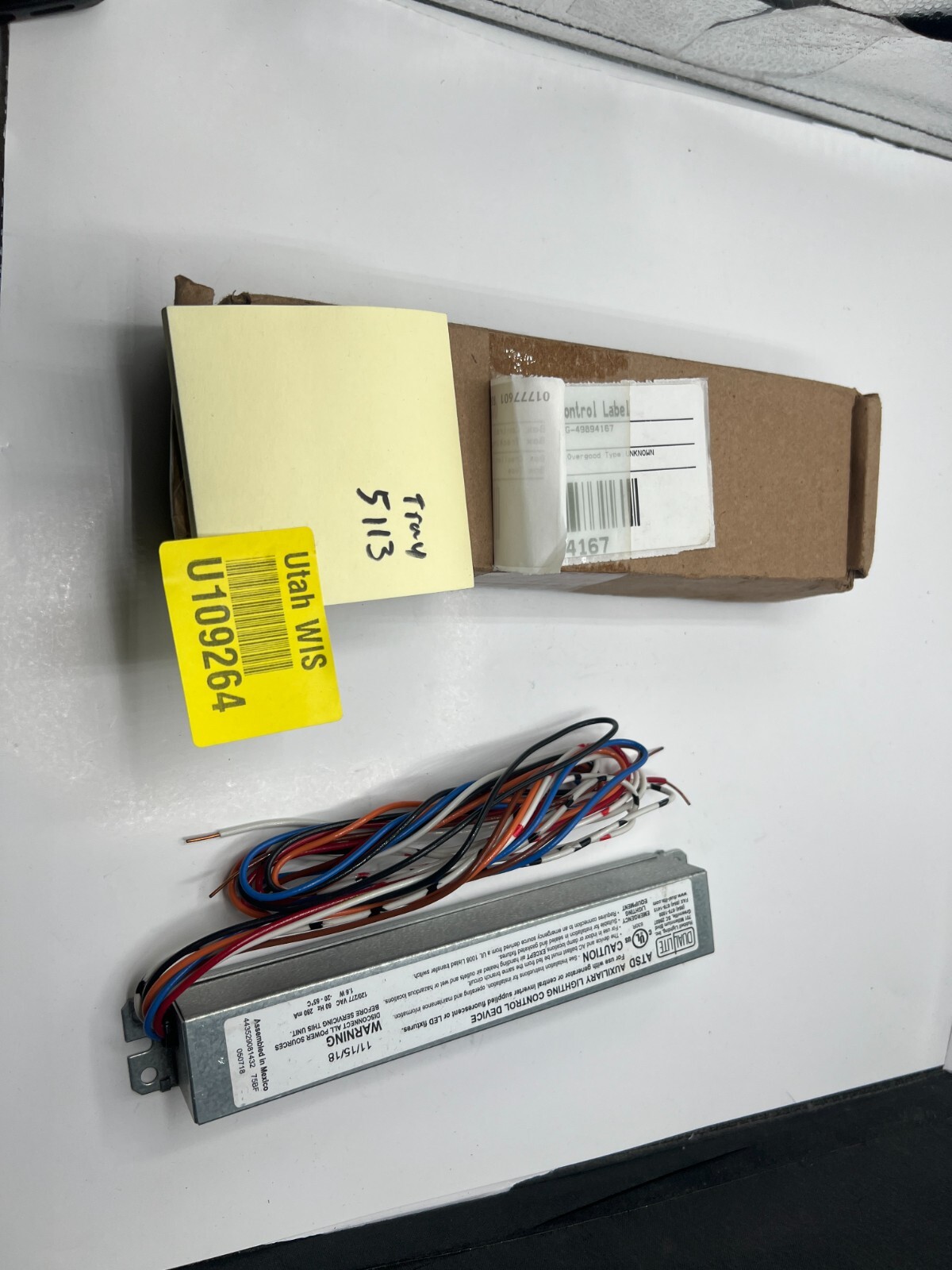 HUBBELL DUAL-LITE ATSD AUXILIARY TRANSFER SWITCH UTILITY GENERATOR POWER