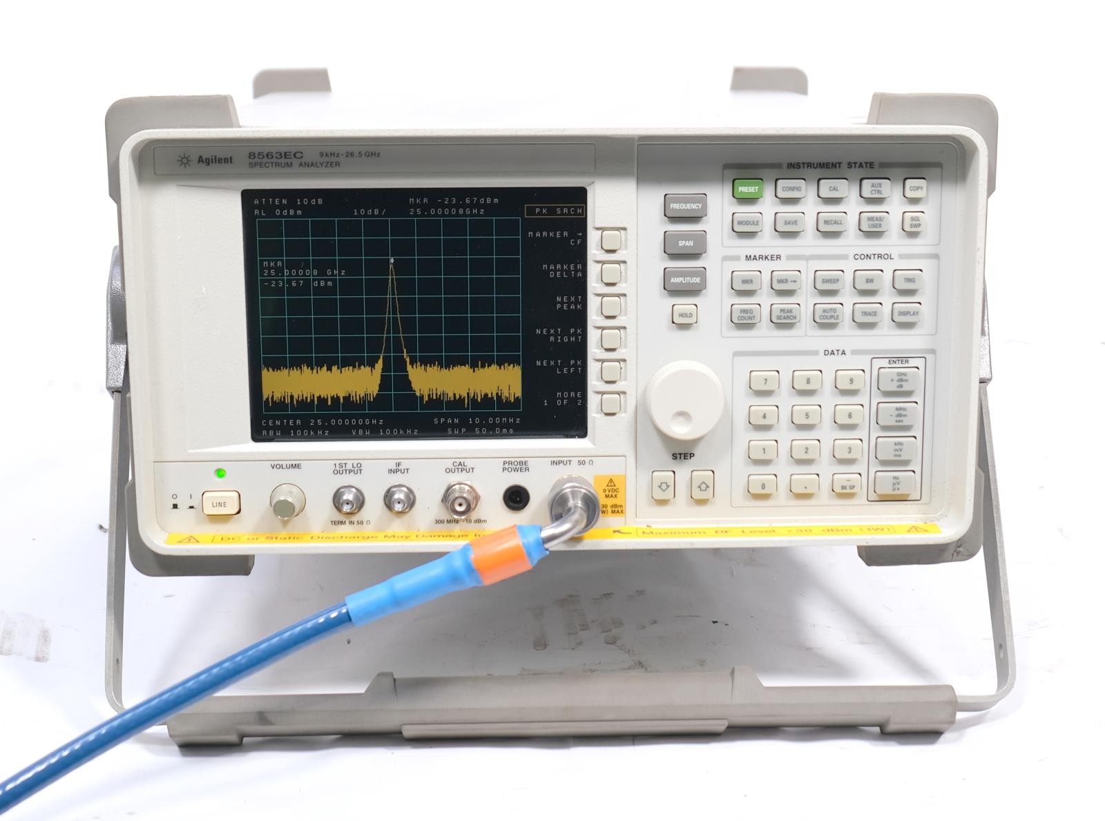 Agilent 8563EC 9Hz - 26.5GHz RF Spectrum Analyzer with Option 007