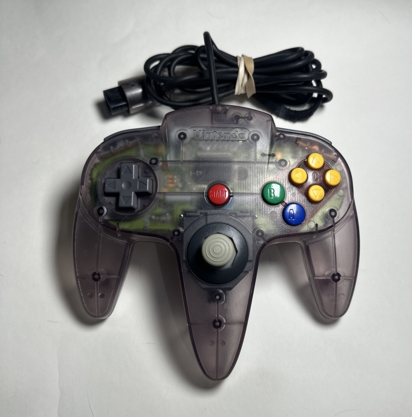 Nintendo 64 N64 Controller OEM Atomic Purple Hall Effect Analog Stick NUS-005