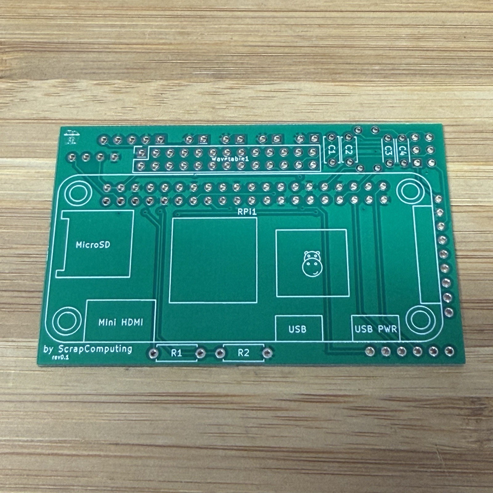 WavetablePi Horizontal DIY Kit – Wavetable Header for Vintage Sound Card NO PI