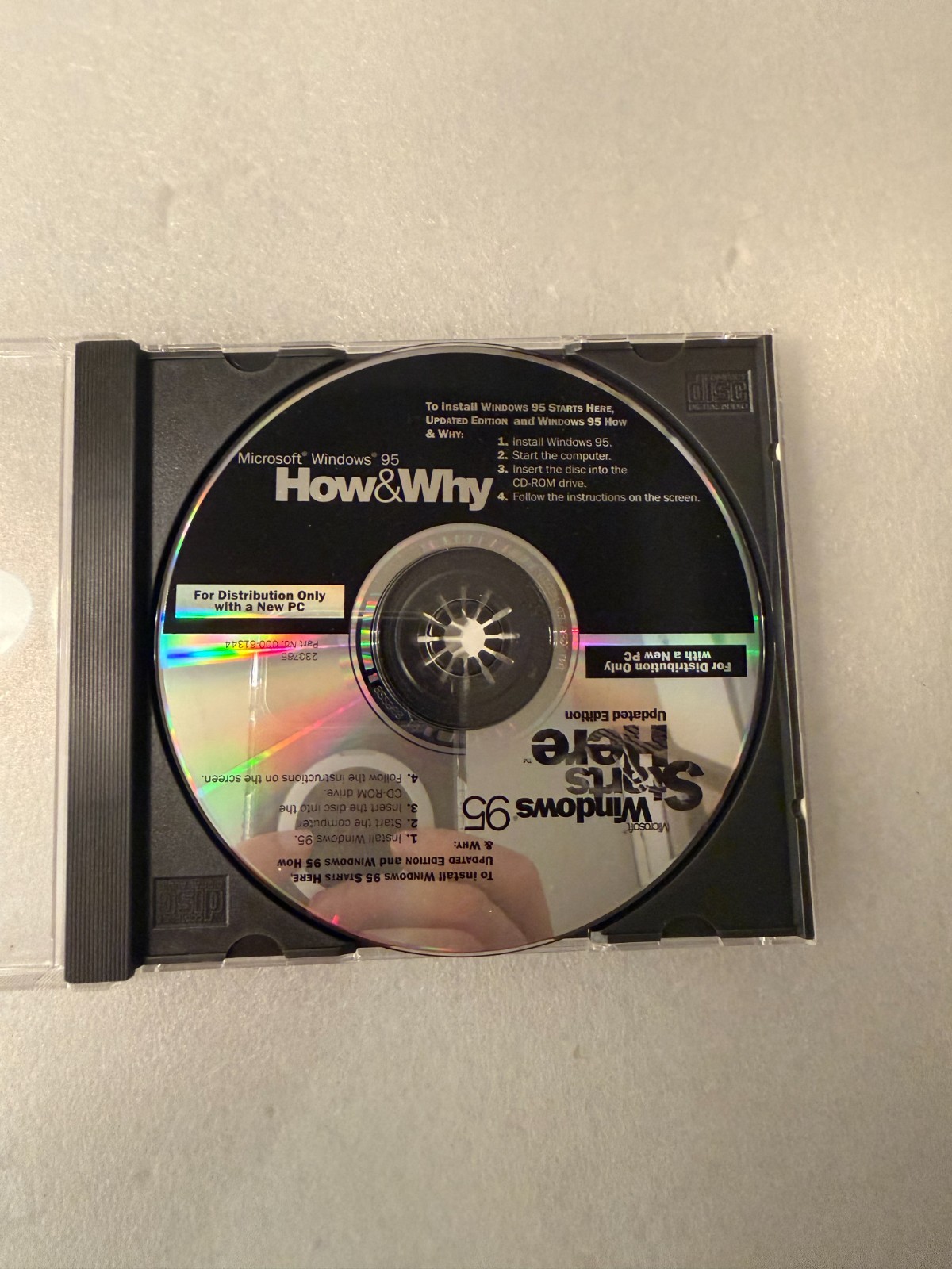 Microsoft Windows 95 Starts Here, Updated Edition/MS Windows 95 How & Why CD-ROM
