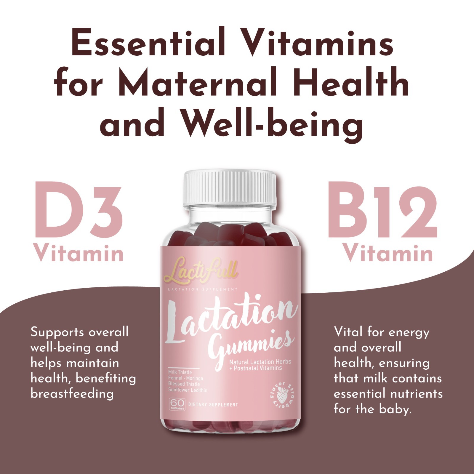 Lactifull Milk Multiplier Lactation Postpartum Gummies