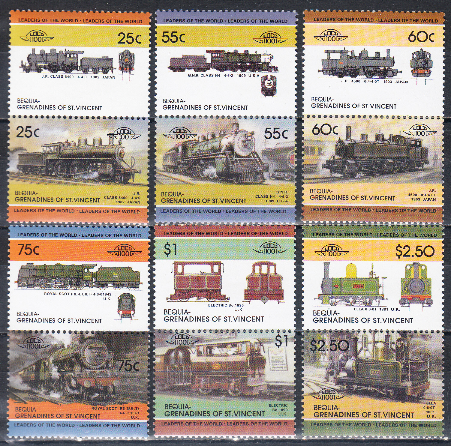 W SAINT-VINCENT BEQUIA 001-34 (1) LOCOMOTIVES